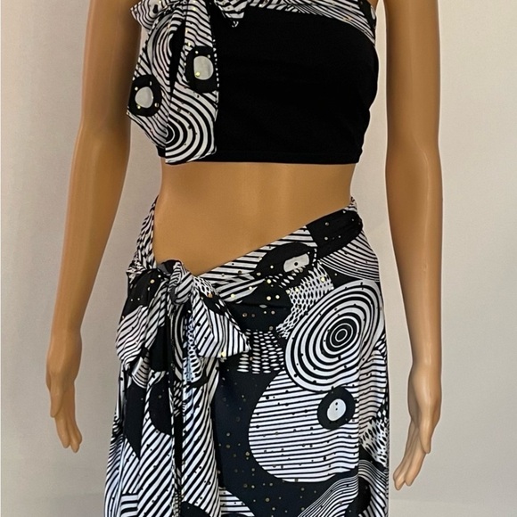 8-way Resort/Beach Wear 4-pc Wrap Ballerina Skirt Set - Picture 3 of 10